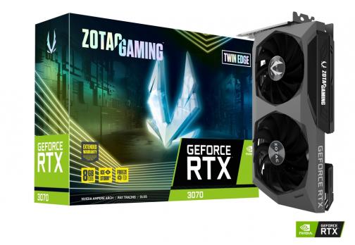 Видеокарта ZOTAC GAMING GeForce RTX 3070 8GB (TWIN EDGE)