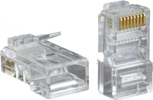 Коннектор RJ-45 CAT5 пластик